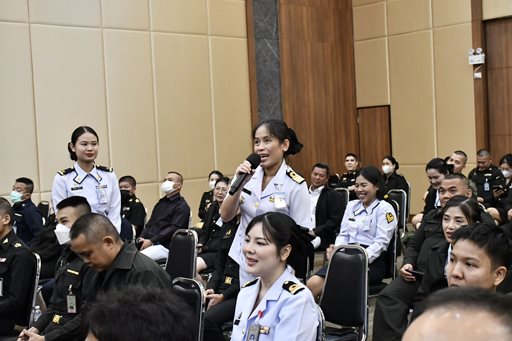 ๒๕ เม.ย.๖๗ จก.วท.กห. เป็นประธานเปิดการบรรยายพิเศษ เรื่อง การสร้างเสริมสุขภาพจิตพิชิตความเครียด