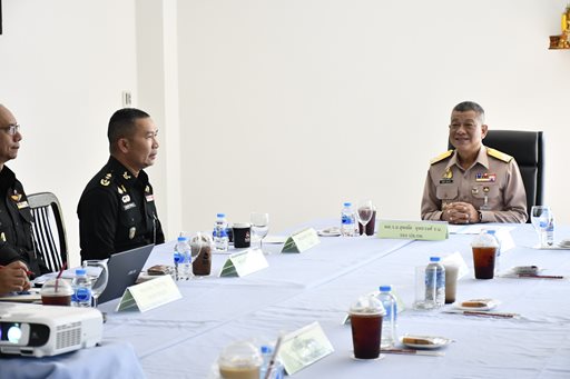 ๒๙ เม.ย.๖๗ จก.วท.กห. ต้อนรับ คณะ รอง ปล.กห.๔ ตรวจเยี่ยมพื้นที่ อาคารที่พักอาศัย สป.พื้นที่ บางจาก