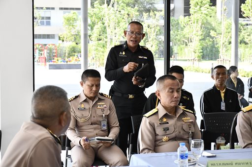 ๒๙ เม.ย.๖๗ จก.วท.กห. ต้อนรับ คณะ รอง ปล.กห.๔ ตรวจเยี่ยมพื้นที่ อาคารที่พักอาศัย สป.พื้นที่ บางจาก