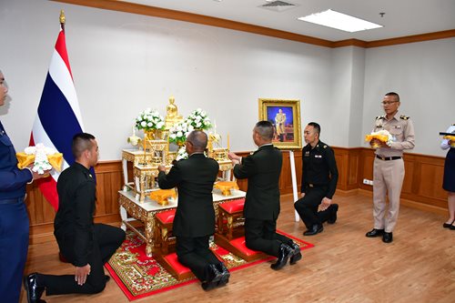 ๓๐ ก.ย.๖๗ พิธี รับ-ส่ง หน้าที่ จก.วท.กห. ณ ห้องศรีสมาน 4 อาคารบริการ สำนักงานปลัดกระทรวงกลาโหม (ศรีสมาน) ชั้น 3