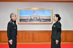 ๘ ธ.ค.๖๘ พิธีรายงานตัวเข้า - ออก ของข้าราชการ วท.กห.