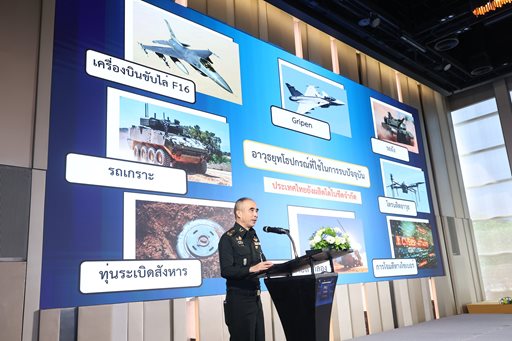 ๑๙ ธ.ค.๖๘ จก.วท.กห. ร่วมแถลงข่าวผลงานกองทุน ววน. และความสำเร็จของแผนด้าน ววน. ของประเทศ พ.ศ. ๒๕๖๖-๒๕๗๐ และในวาระแนะนำ วท.กห. ในฐานะหน่วย PMU