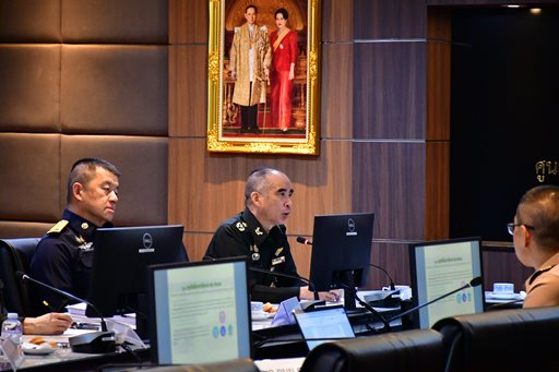 ๒๕ ธ.ค.๖๘ ประชุมหารือการปรับโครงสร้าง วท.กห.