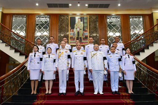 ๓๑ ม.ค.๖๙ จก.วท.กห. และกำลังพล วท.กห. ร่วมพิธีบำเพ็ญกุศลสตมวาร เพื่อถวายเป็นพระราชกุศลฯ
