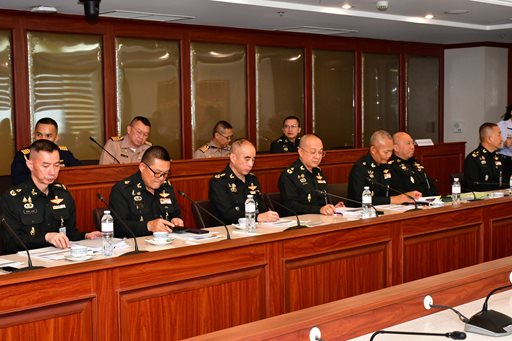 ๑๖ ก.พ. ประชุมการปรับโครงสร้างการจัดและอัตราของ นขต.กห. และเหล่าทัพ