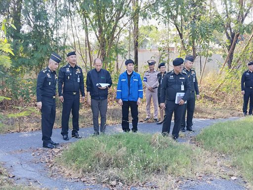 ๒๓ ก.พ.๖๙ จก.วท.กห. รับฟังบรรยายสรุปการพัฒนาพื้นที่ชาย อาคารที่พักอาศัย สป. พื้นที่บางจาก