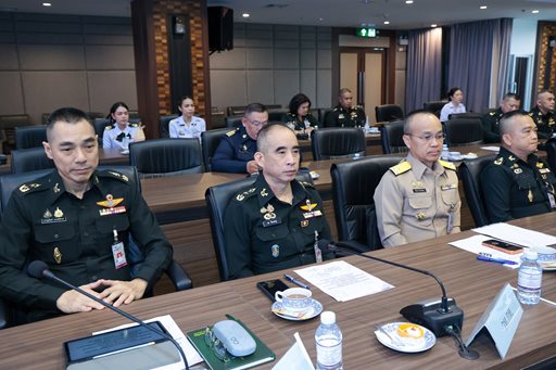 ๔ มี.ค.๖๙ จก.วท.กห. เข้าร่วมประชุมคณะกรรมการอำนวยการเตรียมการรับเสด็จสมเด็จพระกนิษฐาธิราชเจ้าฯ ในพิธีเปิดอนุสรณ์สถานของ สป.
