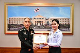 ๖ มี.ค.๖๙ จก.วท.กห. เป็นประธานในพิธีมอบใบประกาศเกียรติคุณให้แก่ข้าราชการ ลูกจ้าง และพนักงานราชการของ วท.กห. ที่มีคะแนนสูงสุดในการทดสอบสมรรถภาพร่างกาย วท.กห. ครั้งที่ ๑/๒๕๖๙