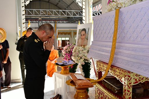 ๒๘ มี.ค.๖๙ จก.วท.กห. เป็นประธานในพิธีฌาปนกิจศพ เจ้าหน้าที่งบประมาณ สง.งป.วท.กห.