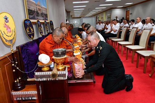 ๙ เม.ย.๖๙ จก.วท.กห. เป็นประธานในพิธีเจริญพระพุทธมนต์