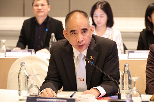 ๑๔ พ.ค.๖๙ พิธีเปิดการประชุมคณะทำงานผู้ทรงคุณวุฒิในการจัดทำแผนด้านวิทยาศาสตร์ วิจัยและนวัตกรรมของประเทศไทย พ.ศ. ๒๕๗๑-๒๕๗๕ ครั้งที่ ๑/๒๕๖๙
