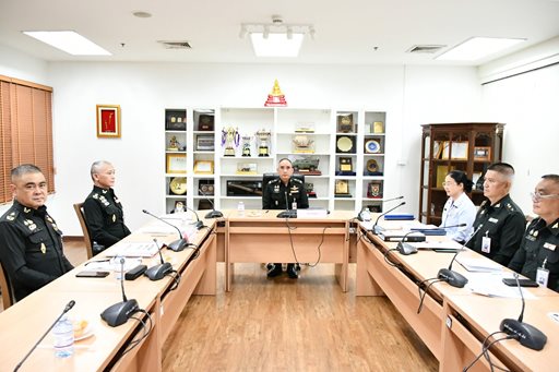 ๑๗ มิ.ย.๖๙ จก.วท.กห. ให้การต้อนรับคณะทำงานด้านกำลังพลและสวัสดิการ ตรวจติดตามการดำเนินงานตามนโยบาย ปล.กห.