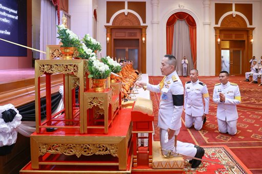 ๒๖ มิ.ย.๖๙ พิธีบำเพ็ญกุศลทักษิณานุประทาน ปัณรสมวาร ครบ ๑๕ วัน แห่งการสิ้นพระชนม์