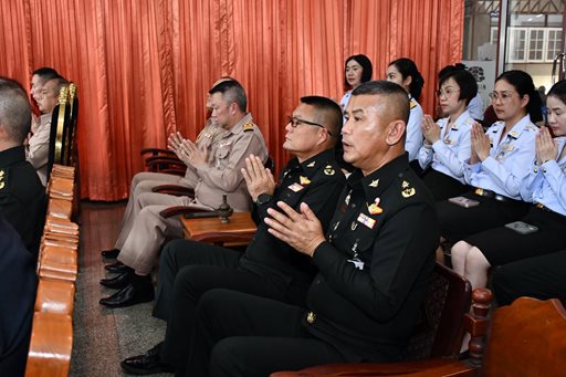 ๘ ก.ค.๖๙ พิธีสวดพระอภิธรรมศพ นางคำพอง หาญณรงค์ มารดาของ ร้อยตรี เจริญ หาญณรงค์
