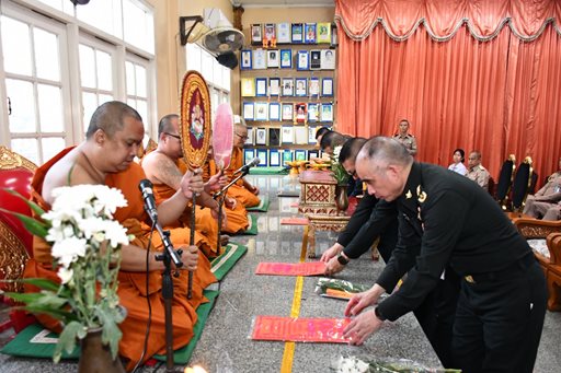 ๘ ก.ค.๖๙ พิธีสวดพระอภิธรรมศพ นางคำพอง หาญณรงค์ มารดาของ ร้อยตรี เจริญ หาญณรงค์