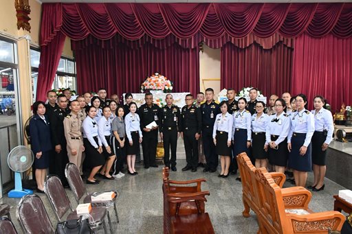 ๘ ก.ค.๖๙ พิธีสวดพระอภิธรรมศพ นางคำพอง หาญณรงค์ มารดาของ ร้อยตรี เจริญ หาญณรงค์