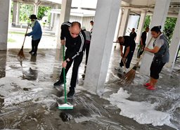๑๔ มิ.ย.๖๙ จก.วท.กห. เป็นประธานการจัดกิจกรรม Big Cleaning Day อาคารที่พักอาศัยของ สป. พื้นที่บางจาก