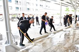 ๑๔ มิ.ย.๖๙ จก.วท.กห. เป็นประธานการจัดกิจกรรม Big Cleaning Day อาคารที่พักอาศัยของ สป. พื้นที่บางจาก
