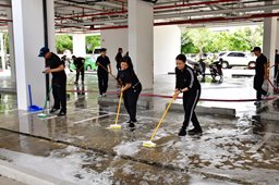 ๑๔ มิ.ย.๖๙ จก.วท.กห. เป็นประธานการจัดกิจกรรม Big Cleaning Day อาคารที่พักอาศัยของ สป. พื้นที่บางจาก