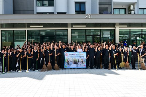 ๑๔ มิ.ย.๖๙ จก.วท.กห. เป็นประธานการจัดกิจกรรม Big Cleaning Day อาคารที่พักอาศัยของ สป. พื้นที่บางจาก