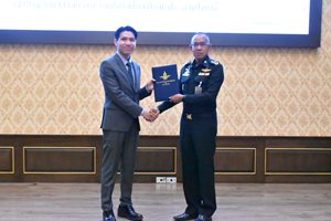 ๖ พ.ค.๖๘ พิธีมอบใบประกาศการรับรองมาตรฐานยุทโธปกรณ์ของ กห.