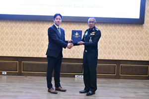 ๖ พ.ค.๖๘ พิธีมอบใบประกาศการรับรองมาตรฐานยุทโธปกรณ์ของ กห.