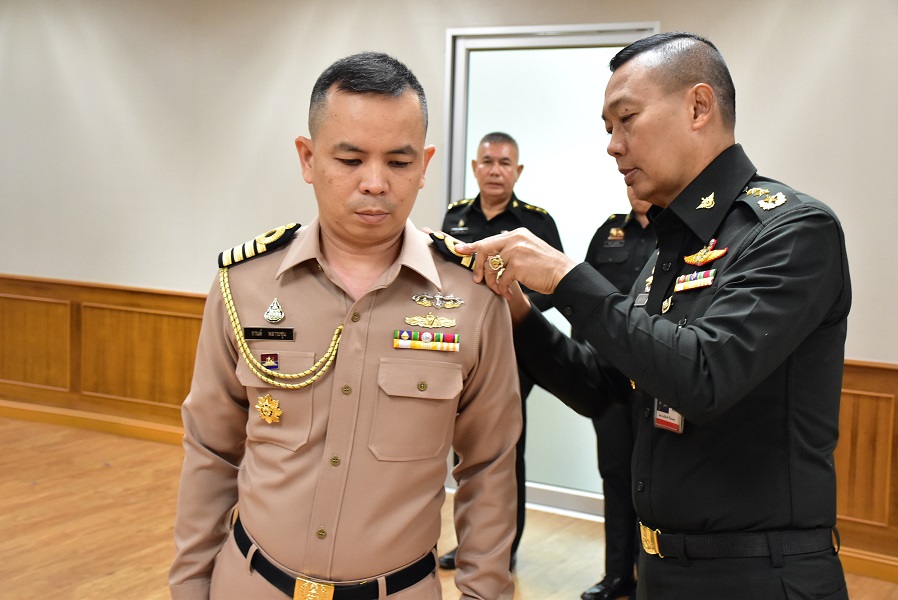 ๒๔ พ.ค.๖๒ พิธีประดับเครื่องหมายยศนายทหารสัญญาบัตร