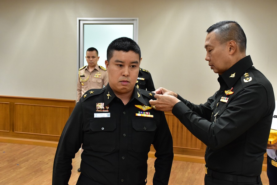 ๒๔ พ.ค.๖๒ พิธีประดับเครื่องหมายยศนายทหารสัญญาบัตร