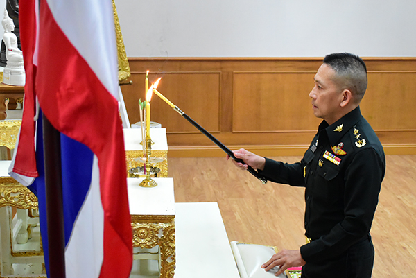 ๒๔ ต.ค.๖๒ พล.ท.คงชีพ ตันตระวาณิชย์ จก.วท.กห. ทำพิธีประดับเครื่องหมายยศนายทหารชั้นสัญญาบัตร
