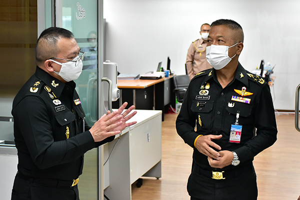 ๘ ต.ค.๖๔ ปล.กห. ตรวจเยี่ยม กรมวิทยาศาสตร์และเทคโนโลยีกลาโหม