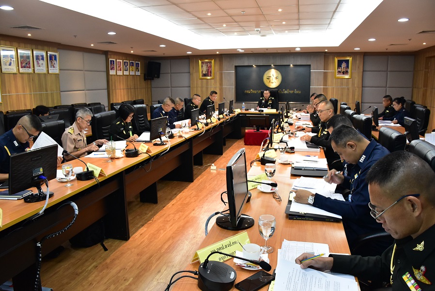 ๓ พ.ค.๖๒ การประชุมคณะอนุกรรมการวัดผลและประเมินผลโครงการวิจัยและพัฒนา วิทยาศาสตร์และเทคโนโลยีการทหาร กระทรวงกลาโหม (อกวท.กห.วัดผลและประเมินผล) ครั้งที่ 3/2562
