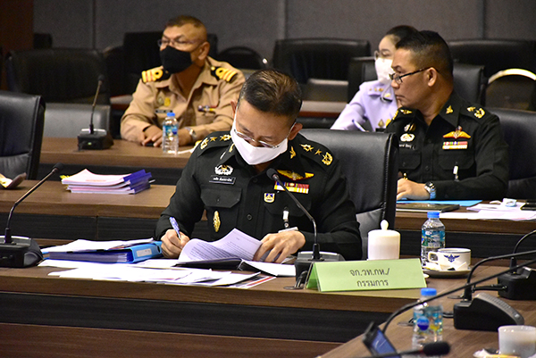 ๑๖ ก.พ.๖๔ พล.อ.ชูชาติ บัวขาว รอง ปล.กห. เป็นประธานการประชุม อกมย.กห. ครั้งที่ ๑/๖๔