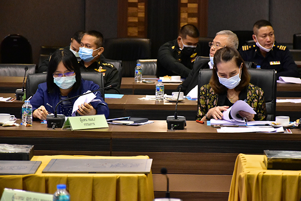 ๑๖ ก.พ.๖๔ พล.อ.ชูชาติ บัวขาว รอง ปล.กห. เป็นประธานการประชุม อกมย.กห. ครั้งที่ ๑/๖๔
