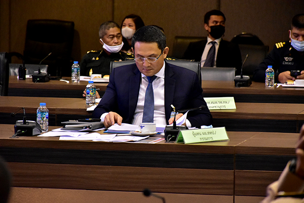 ๑๖ ก.พ.๖๔ พล.อ.ชูชาติ บัวขาว รอง ปล.กห. เป็นประธานการประชุม อกมย.กห. ครั้งที่ ๑/๖๔