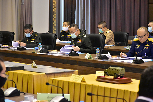 ๑๖ ก.พ.๖๔ พล.อ.ชูชาติ บัวขาว รอง ปล.กห. เป็นประธานการประชุม อกมย.กห. ครั้งที่ ๑/๖๔