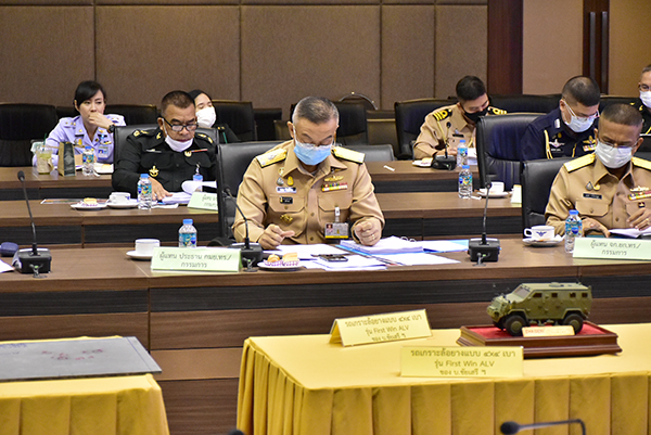 ๑๖ ก.พ.๖๔ พล.อ.ชูชาติ บัวขาว รอง ปล.กห. เป็นประธานการประชุม อกมย.กห. ครั้งที่ ๑/๖๔