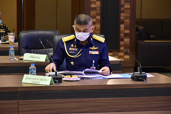 ๑๖ ก.พ.๖๔ พล.อ.ชูชาติ บัวขาว รอง ปล.กห. เป็นประธานการประชุม อกมย.กห. ครั้งที่ ๑/๖๔