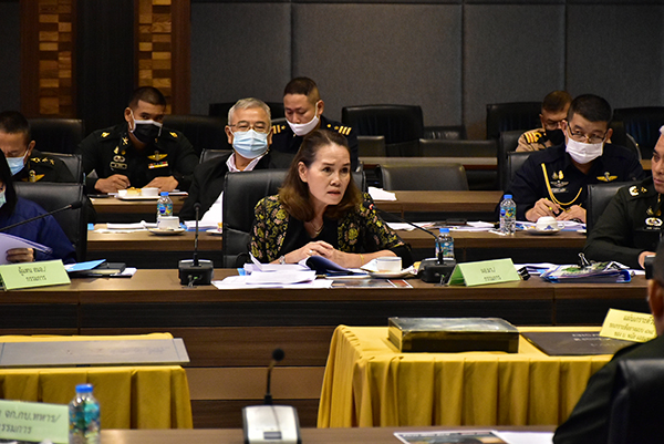 ๑๖ ก.พ.๖๔ พล.อ.ชูชาติ บัวขาว รอง ปล.กห. เป็นประธานการประชุม อกมย.กห. ครั้งที่ ๑/๖๔
