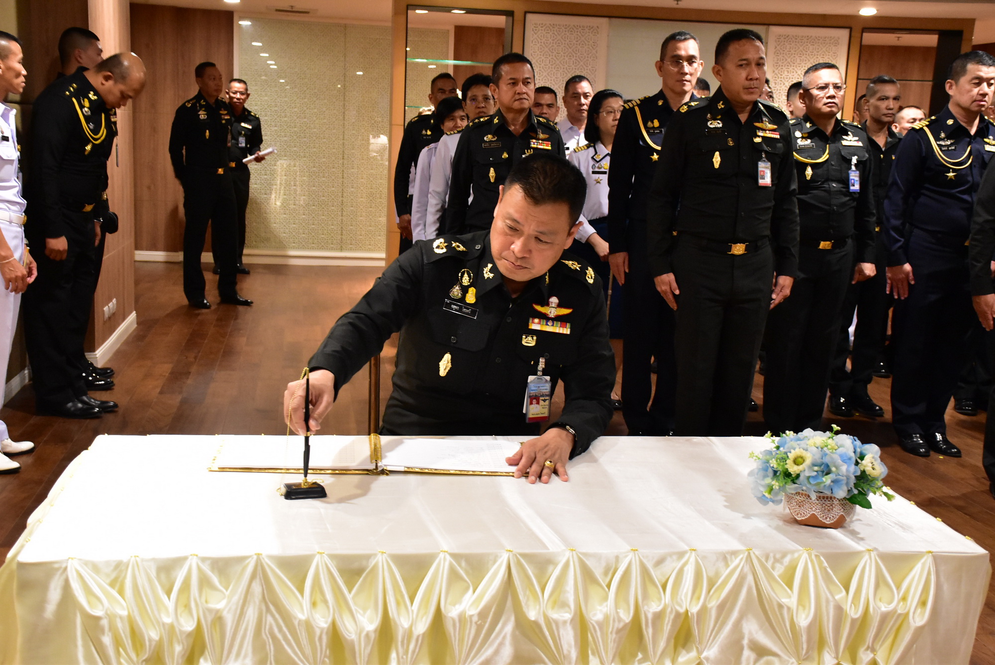 ๑๒ ส.ค.๖๒ การลงนามถวายพระพร เนื่องในวันเฉลิมพระชนมพรรษาสมเด็จพระนางเจ้าสิริกิต์ พระบรมราชินีนาถ พระบรมราชชนนีพันปีหลวง๘๗ พรรษา