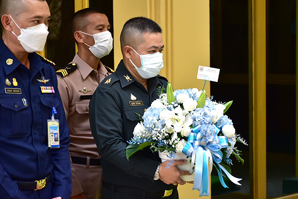 ๙ พ.ย.๖๔ จก.วท.กห. ร่วมงานวันคล้ายวันสถาปนาสมาคมภริยาข้าราชการ สำนักงานปลัดกระทรวงกลาโหม
