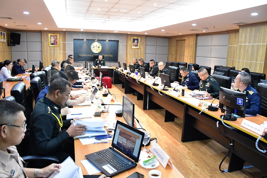 ๒๕ มิ.ย.๖๒ การประชุมคณะอนุกรรมการบริหารงานวิจัยและพัฒนา วิทยาศาสตร์และเทคโนโลยีการทหาร กระทรวงกลาโหม (อกวท.กห.บริหาร) ครั้งที่ 2/2562