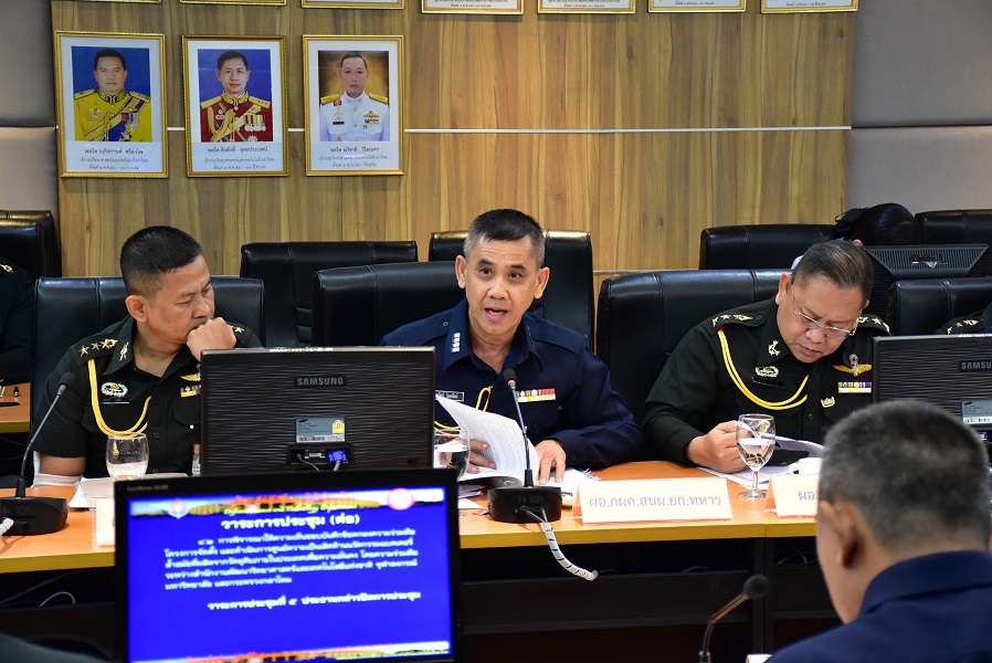 ๒๕ มิ.ย.๖๒ การประชุมคณะอนุกรรมการบริหารงานวิจัยและพัฒนา วิทยาศาสตร์และเทคโนโลยีการทหาร กระทรวงกลาโหม (อกวท.กห.บริหาร) ครั้งที่ 2/2562