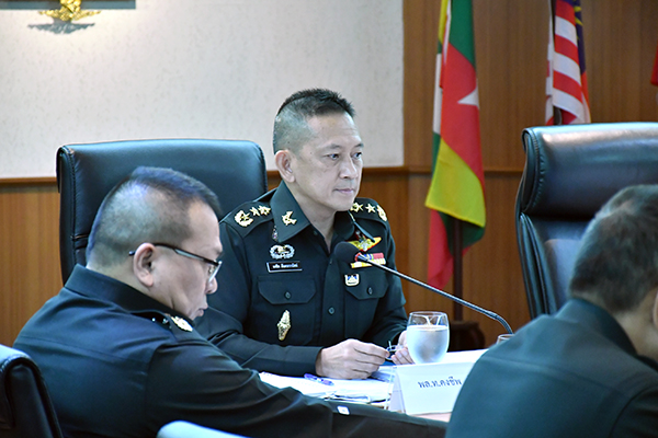 ๑๔ ต.ค.๖๓ พล.ท.คงชีพ ตันตระวาณิชย์ จก.วท.กห. ร่วมประชุมกับสถาบันเทคโนโลยีป้องกันประเทศ