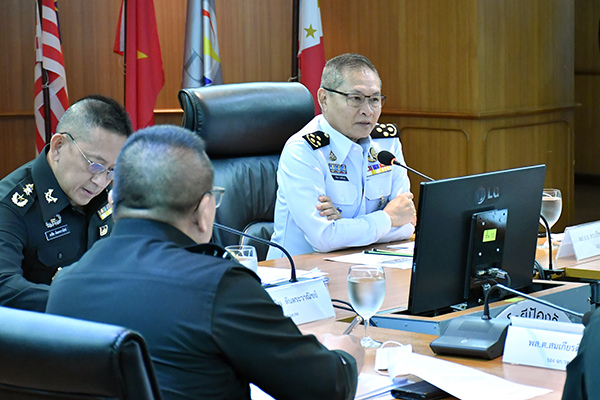๑๔ ต.ค.๖๓ พล.ท.คงชีพ ตันตระวาณิชย์ จก.วท.กห. ร่วมประชุมกับสถาบันเทคโนโลยีป้องกันประเทศ