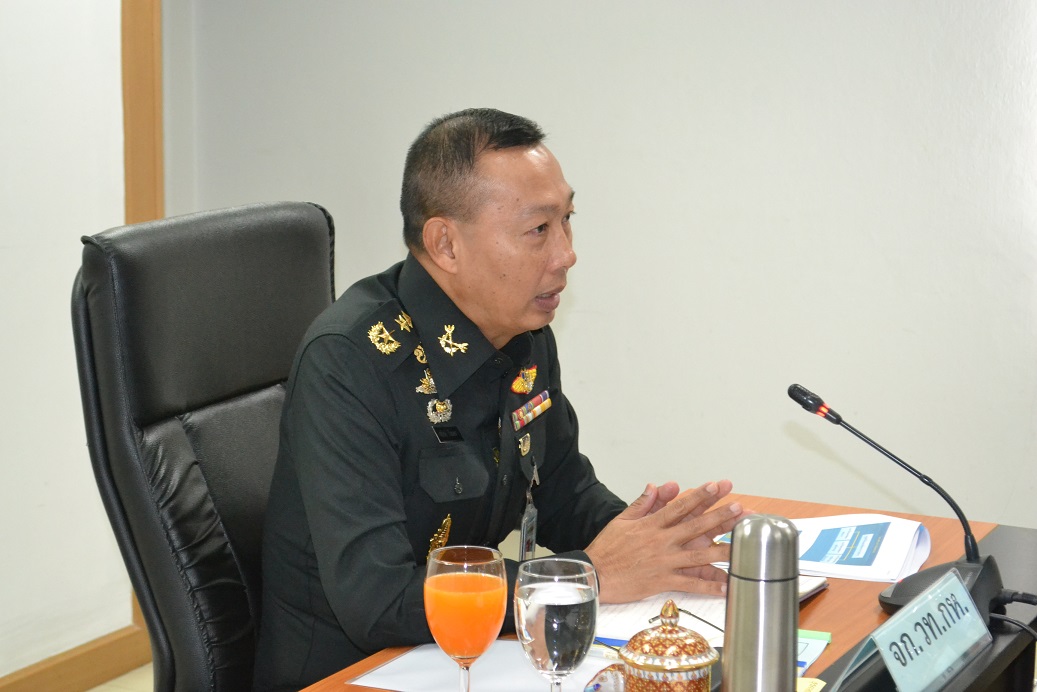 ๑๐ เม.ย.๖๒ การตรวจเยี่ยม ศวพท.วท.กห. ของ จก.วท.กห.