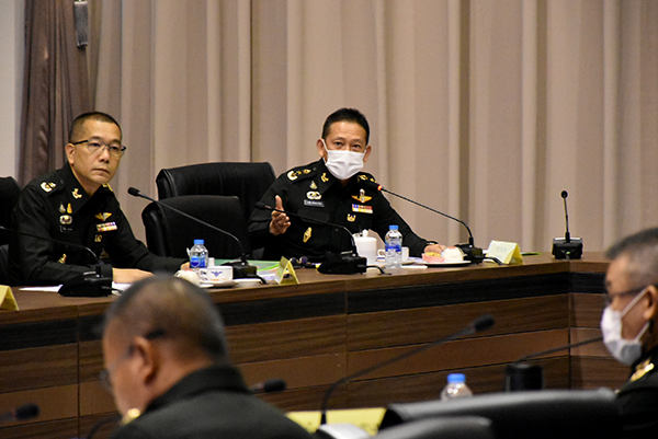 ๗ เม.ย.๖๔ พล.อ.ชูขาติ บัวขาว รอง ปล.กห. (๒) เป็นประธานการประชุมคณะกรรมการวิจัยและพัฒนา วิทยาศาสตร์และเทคโนโลยี การทหาร กระทรวงกลาโหม (กวท.กห.) ครั้งที่๑/๖๔