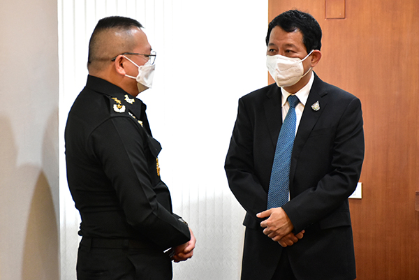 ๒๔ ม.ค.๖๕ จก.วท.กห. และคณะ เข้าพบ ปลัดกระทรวงการอุดมศึกษาวิทยาศาสตร์ วิจัยและนวัตกรรม
