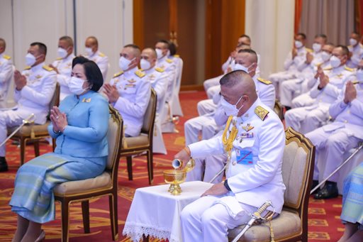 ๑๑ ส.ค.๖๕ จก.วท.กห. ร่วมพิธีถวายพระพรชัยมงคลและทำบุญตักบาตรถวายเป็นพระราชกุศล เนื่องในวันคล้ายวันเฉลิมพระชนมพรรษาสมเด็จพระนางเจ้าสิริกิติ์ พระบรมราชินีนาถ พระบรมราชชนนีพันปีหลวง