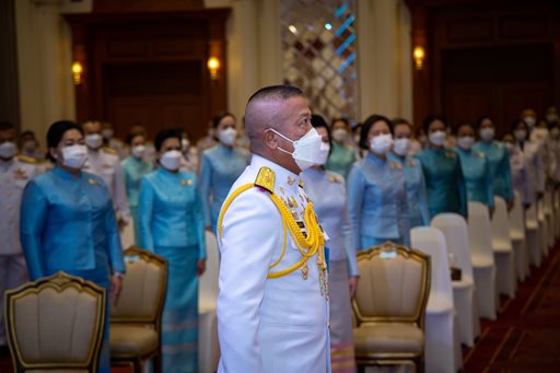 ๑๑ ส.ค.๖๕ จก.วท.กห. ร่วมพิธีถวายพระพรชัยมงคลและทำบุญตักบาตรถวายเป็นพระราชกุศล เนื่องในวันคล้ายวันเฉลิมพระชนมพรรษาสมเด็จพระนางเจ้าสิริกิติ์ พระบรมราชินีนาถ พระบรมราชชนนีพันปีหลวง