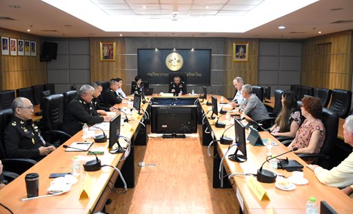 ๒๑ มี.ค.๖๖ จก.วท.กห. ประชุมแนวทางความร่วมมือด้านการวิจัยและพัฒนา ระหว่าง วท.กห. กับ กห.สรอ. ประจำปี พ.ศ. ๒๕๖๖